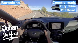 SEAT TARRACO 20 TDI 150 hp POV TEST DRIVE in Barcelona [upl. by Nanni130]