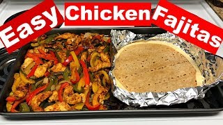 COOK amp CLEAN WITH ME  Quick and Easy Sheet Pan Chicken Fajitas  Mallory Logan [upl. by Aggarwal400]