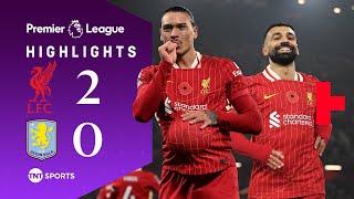 Nunez amp Salah Punish Villa At Anfield 💪  Liverpool 20 Aston Villa  Premier League Highlights [upl. by Hajidak]