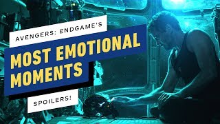 Avengers Endgames Most Emotional Moments [upl. by Lekym496]