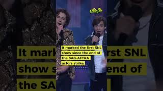 🎤 Timothee Chamalet and Marcello Hernandez rap in SNL [upl. by Hathaway]