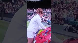 Wimbledon 2024 Ladies Championship Krejcikova vs Paolini Walk on the court [upl. by Spring]