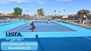 USTA 40 Doubles Sectionals Fall 2023 Round Robin 2 12724 [upl. by Rrats]