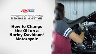 How to Change the Oil on a HarleyDavidson Motorcycle [upl. by Mihe]