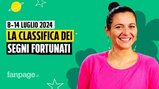 Oroscopo la classifica dei segni più fortunati della settimana dall8 al 14 luglio 2024 [upl. by Zacharie]