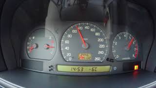 Volvo V70 24T acceleration 0200kmh [upl. by Adnulahs]