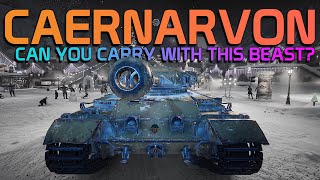 Caernarvon Can you carry with this BEAST  World of Tanks [upl. by Gunn718]