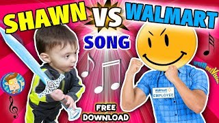 BABY SHAWN vs WALMART Kids Rap Song Touch amp Rhyme Challenge FUNnel Vision Music Video Vlog [upl. by Eteragram]