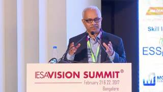 Tessolve CEO Raja Manickam Key Note at the IESA Vision Summit 2017 [upl. by Liman]