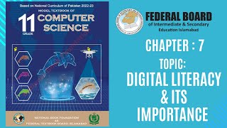 1 Unit 7  Digital Literacy amp importance of digital literacy  Digital Literacy  Grade 11 [upl. by Cirdet663]