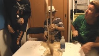 Coke amp Mentos Prank Revisited [upl. by Cirdor600]