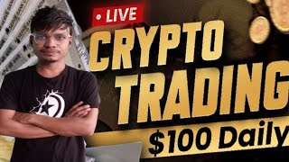 LIVE CRYPTO TRADING 26 july 2024  100 DAILY EARNING  BITCOIN amp ETHIRUM UK09TRADER [upl. by Lenes652]