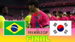 BRAZIL vs SOUTH KOREA  Final FIFA World Cup 2026  Full Match All Goals  Football Match [upl. by Neelrad654]