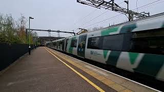 LNWR Class 350 Desiros Departing Lichfield Trent Valley Station [upl. by Noid]