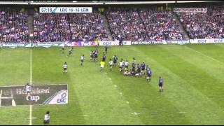 Leinster vs Leicester  Heineken Cup 2009  Final  2 T [upl. by Nalehp812]