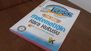 KPSS Matematiğin kara kutusuTek Kitap [upl. by Khudari]