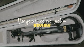 A Beginner Violins Review of the Vangoa Electric Violin [upl. by Chara495]