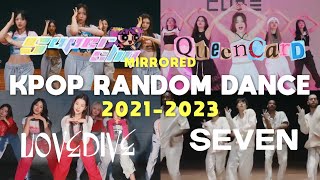 MIRRORED KPOP RANDOM DANCE  POPULARICONIC  BEST SONGS OF 2021  2023 [upl. by Nodyarb]