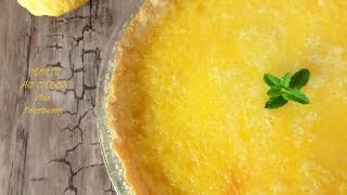 RECETTE TARTE AU CITRON SANS MERINGUE [upl. by Auqinu]