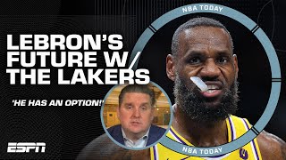 LeBron has a player option THATS ALL IM SAYING  Brian Windhorst James future w the Lakers 👀 [upl. by Odnam]