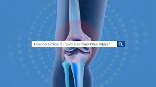 How to Tell if a Knee Injury is Serious  Yale Medicine Explains [upl. by Etnoel]