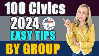 2024 US Citizenship Official USCIS 100 Civics Questions 2008 version BY GROUP [upl. by Soo]