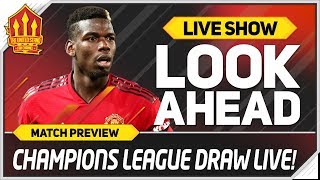 MAN UTD vs BARCELONA UEFA CHAMPIONS LEAGUE DRAW LIVE React [upl. by Olihs]