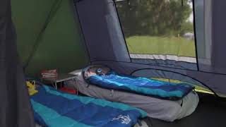 Kiwi Camping Takahe 10 Dome Tent Drone Footage [upl. by Moorefield]