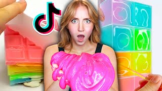 Can I Recreate these Viral Slime Challenges [upl. by Sucramad]