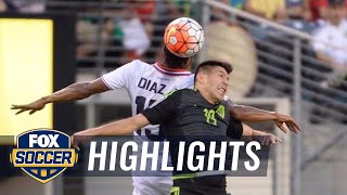 Mexico vs Costa Rica  2015 CONCACAF Gold Cup Highlights [upl. by Parrnell]