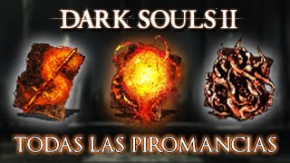 Todas las piromancias de Dark Souls 2  DLCs  Logro quotMaestro de la Piromanciaquot [upl. by Eislel217]