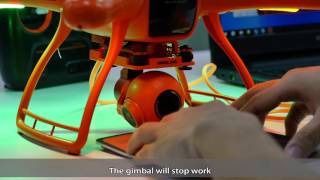 WINGSLAND MINIVET GIMBAL UPDATING INSTRUCTION [upl. by Yerfdog]