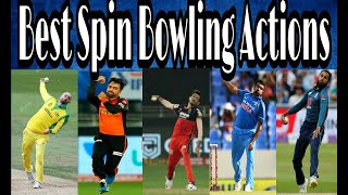 Top 10 Spin Bowlers  Wickets and Their Bowling Action [upl. by Nivla]