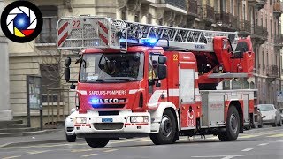 Echelle 22 Genève  Ladder 22 Geneva Fire Brigade [upl. by Birgit]