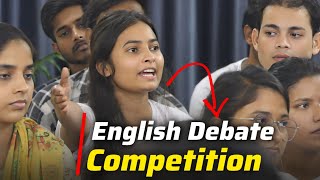 Debate Competition Batch A vs B  English Speaking Debate  Best spoken English class in Lucknow [upl. by Earlene420]