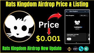 Rats Kingdom Airdrop New Update  Rats Kingdom Airdrop Price amp Listing [upl. by Hobart]