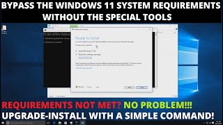 Bypass Windows 11 requirements with just a simple command [upl. by Eirahcaz]