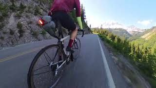 Road bikes are dope Stunning Mt Rainier Paradise climb upper half segment [upl. by Bonucci]