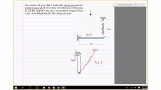 185 Conservation of energy Spring 2018 [upl. by Aicineohp]