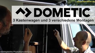 Dometic Raintec  drei Kastenwagen mit drei unterschiedlichen Montagearten [upl. by Lanti]