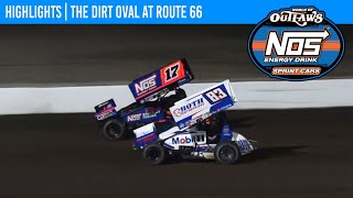 World of Outlaws NOS Energy Drink Sprint Cars  Route 66 Raceway  October 19 2024  HIGHLIGHTS [upl. by Eussoj139]