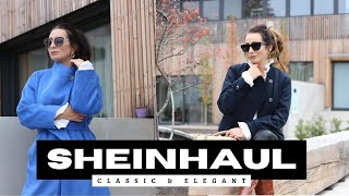 BEST COATS FALL 2022  Shein Fashion Haul  Eliza Armand [upl. by Hpeseoj]