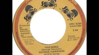 GEORGE HARRISON This Song 1976 HQ [upl. by Cheke67]