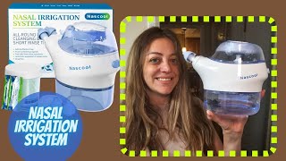 Nasal Irrigation System 50 Salt Packets Included [upl. by Armando434]