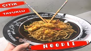 Çıtır Tavuklu Sebzeli Noodle Nasıl YapılırNoodle TarifiYapımı [upl. by Flem]