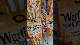 ✨️🌽 shorts  Werthers Original Caramel Popcorn youtubeshorts shorts trending viral asmr [upl. by Madaras]