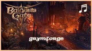 BALDURS GATE 3 Grymforge Exploration Music  Unofficial Soundtrack [upl. by Inahc]