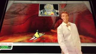 Bill Nye  CyberSpace Mountain  Design Your Coaster  Disney Quest Walt Disney World 11152014 [upl. by Kenon]