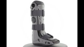 Botte Aircast  Botte De Décharge Pour Fracture Du Pied Ou Entorse De La Cheville [upl. by Nerrej976]