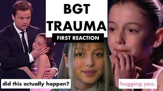 My Trauma  Britains Got Talent First Reaction  Hollie Steel [upl. by Yadnil]